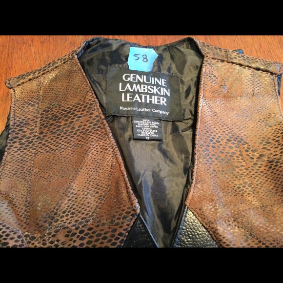 Navarre Leather XL vest - Picture 6 of 6